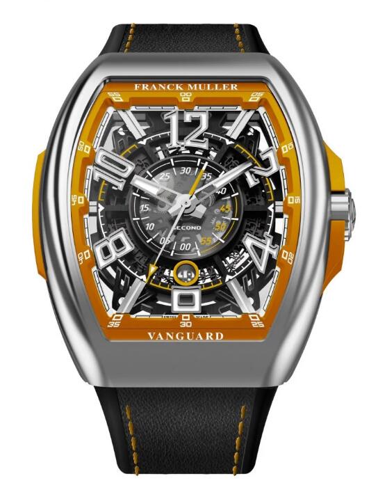 Franck Muller Vanguard Racing Skeleton Review Replica Watch Cheap Price V 45 SC DT SQT RCG (OR) AC